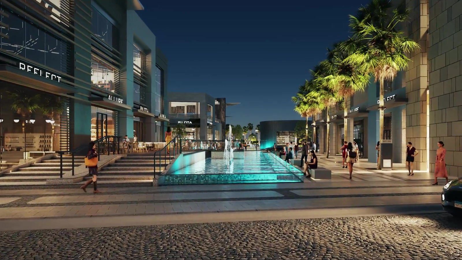 The Living Street promenade at SKYWALK